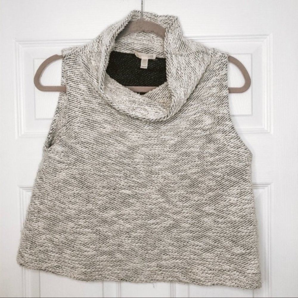 Eileen Fisher Organic Cotton Cowl Neck Top XS